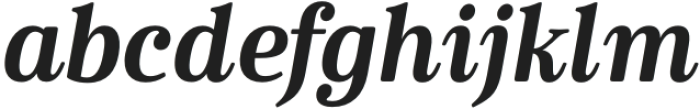 Cabrito Serif Cond Black Italic otf (900) Font LOWERCASE