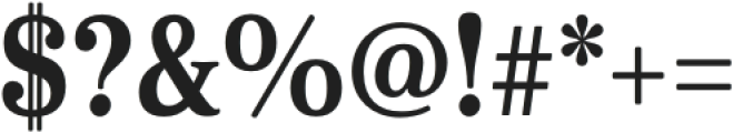 Cabrito Serif Cond Bold otf (700) Font OTHER CHARS