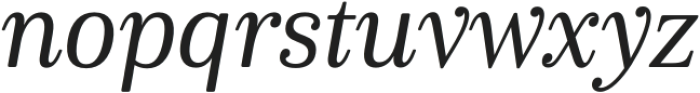 Cabrito Serif Cond Medium Italic otf (500) Font LOWERCASE