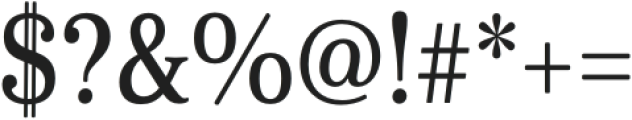 Cabrito Serif Cond Medium otf (500) Font OTHER CHARS