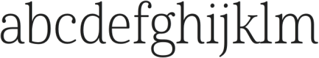 Cabrito Serif Cond Thin otf (100) Font LOWERCASE