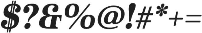 Cabrito Serif Ext Black Italic otf (900) Font OTHER CHARS
