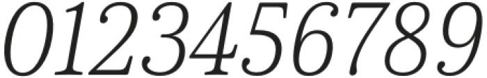Cabrito Serif Ext Light Italic otf (300) Font OTHER CHARS