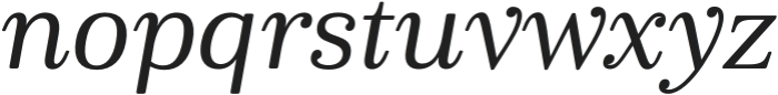 Cabrito Serif Ext Medium Italic otf (500) Font LOWERCASE