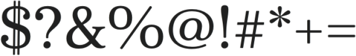 Cabrito Serif Ext Medium otf (500) Font OTHER CHARS