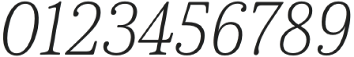 Cabrito Serif Ext Thin Italic otf (100) Font OTHER CHARS