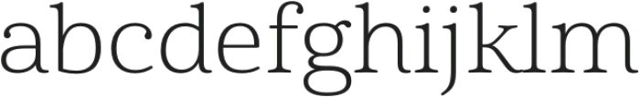 Cabrito Serif Ext Thin otf (100) Font LOWERCASE