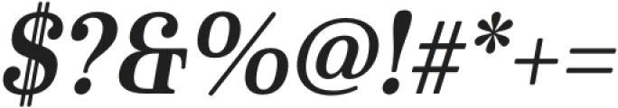 Cabrito Serif Norm Bold Italic otf (700) Font OTHER CHARS