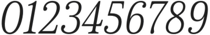 Cabrito Serif Norm Book Italic otf (400) Font OTHER CHARS
