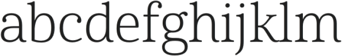 Cabrito Serif Norm Light otf (300) Font LOWERCASE
