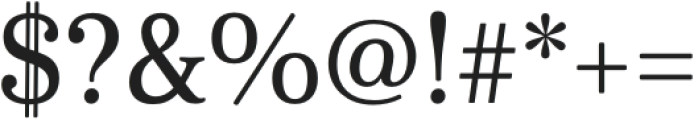 Cabrito Serif Norm Medium otf (500) Font OTHER CHARS