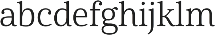 Cabrito Serif Norm Regular otf (400) Font LOWERCASE
