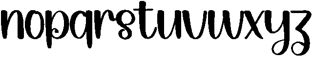 Cactus Regular otf (400) Font LOWERCASE