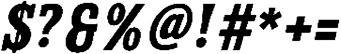 Cactus Ridge Italic otf (400) Font OTHER CHARS
