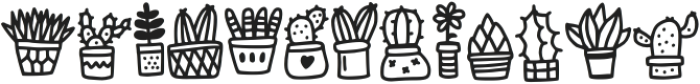 Cactusy otf (400) Font UPPERCASE