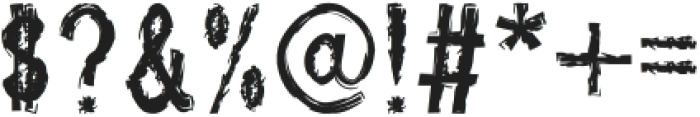 Cacumattus-Regular otf (400) Font OTHER CHARS