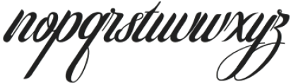 Caden Love Regular otf (400) Font LOWERCASE