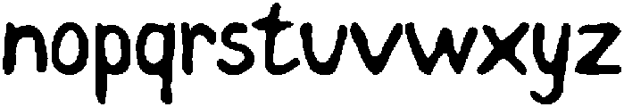 Cafe Autentico Regular otf (400) Font LOWERCASE