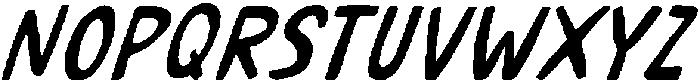 Cafelia Doppio Caps Oblique otf (400) Font UPPERCASE