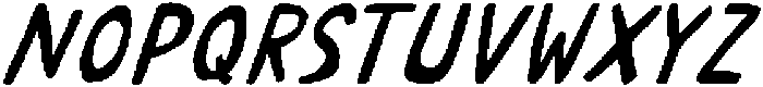 Cafelia Doppio Caps Oblique otf (400) Font LOWERCASE