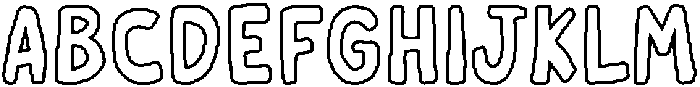 Cafelia Doppio Outline2 otf (400) Font