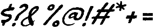Cafelia Doppio Script Oblique otf (400) Font OTHER CHARS