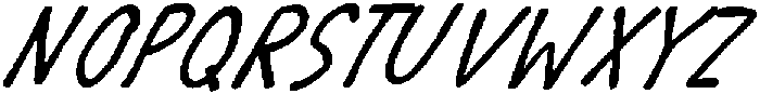 Cafelia Doppio Script Oblique otf (400) Font UPPERCASE