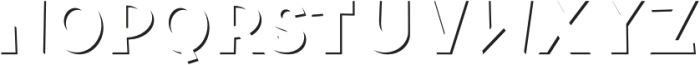 Caffeination Shadow FX otf (400) Font UPPERCASE