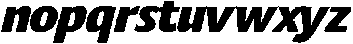 Caffie Lofie Italic otf (400) Font LOWERCASE