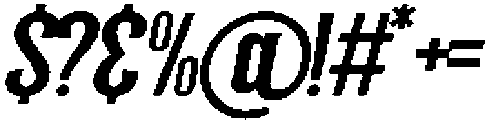 Caghnier otf (400) Font OTHER CHARS