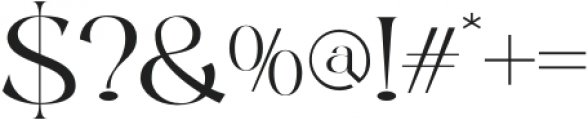 Cagier otf (400) Font OTHER CHARS