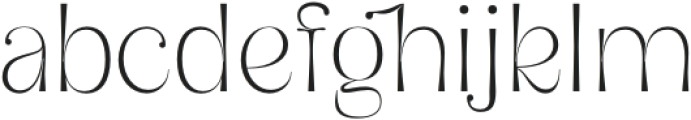 Cagke Thin otf (100) Font LOWERCASE