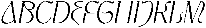 Cagliari Italic otf (400) Font UPPERCASE