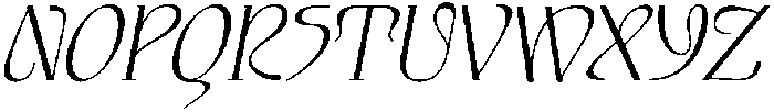 Cagliari Italic otf (400) Font UPPERCASE