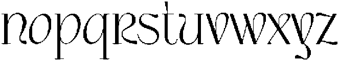 Cagliari Regular otf (400) Font LOWERCASE