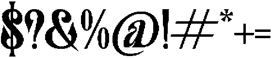 Cahileros otf (400) Font OTHER CHARS