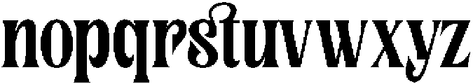 Cahileros otf (400) Font LOWERCASE