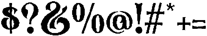 Cahyper Rough otf (400) Font OTHER CHARS