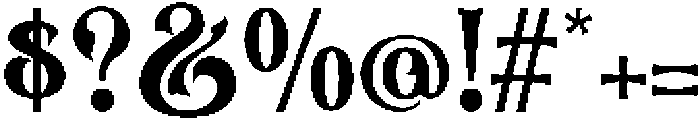 Cahyper otf (400) Font OTHER CHARS
