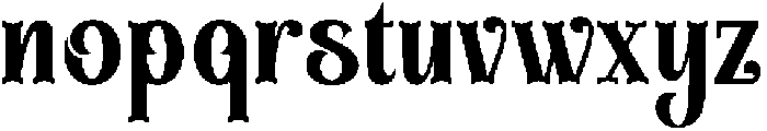 Cahyper otf (400) Font LOWERCASE