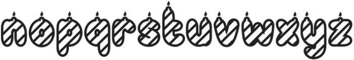 Cake Couture Five otf (400) Font LOWERCASE