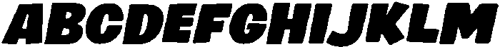 Cakids Oblique otf (400) Font UPPERCASE