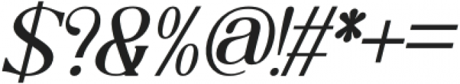 Cakira Bold Italic otf (700) Font OTHER CHARS