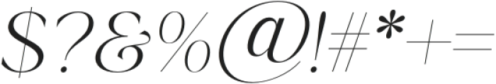 Cakorla-Italic otf (400) Font OTHER CHARS