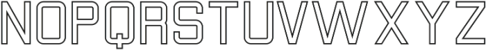 Calabasas Thick Outline otf (400) Font LOWERCASE