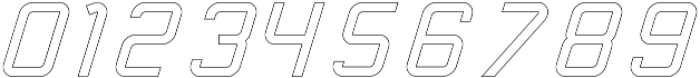 Calabasas Thin Outline Italic ttf (100) Font OTHER CHARS
