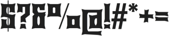 Calarau Black Narrow otf (900) Font OTHER CHARS