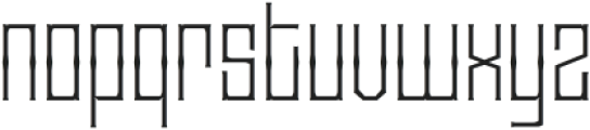 Calarau Thin Narrow otf (100) Font LOWERCASE