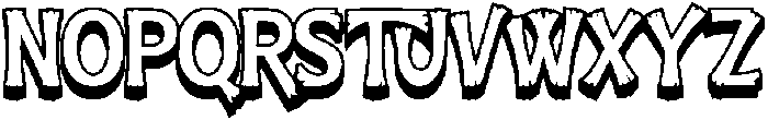 Calathea 3D Extrude otf (400) Font UPPERCASE
