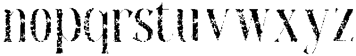 CalbenStamp-Regular otf (400) Font LOWERCASE